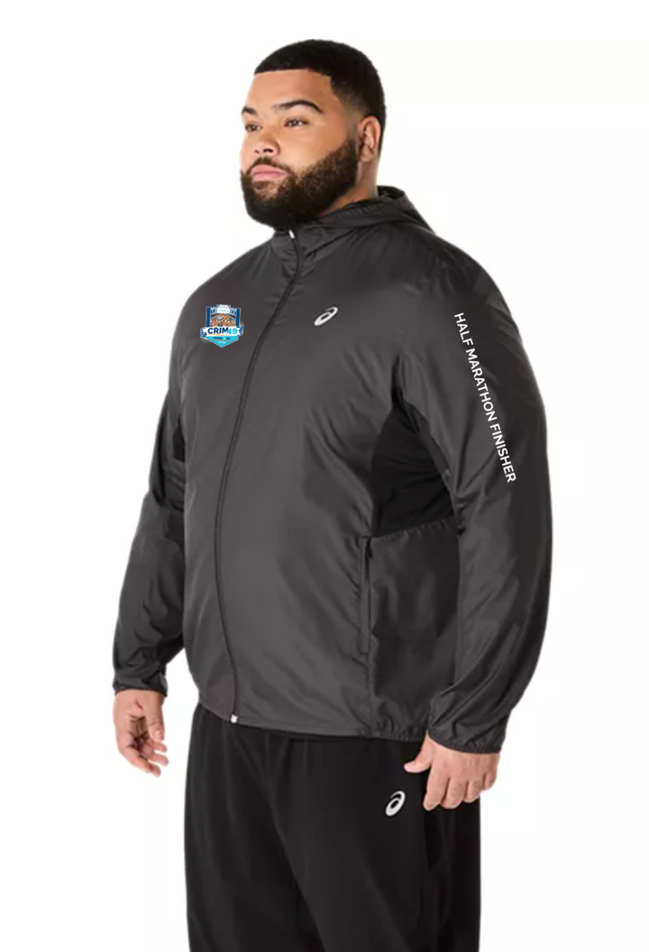 Crim 49 Finisher 2026- ASICS Men's Silver Jacket Black (2011D235) (Left Chest (CFR-38))