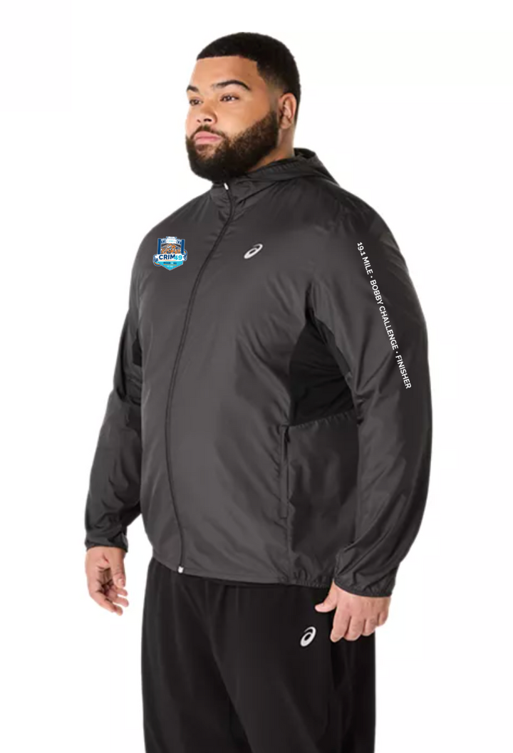 Crim 49 Finisher 2026- ASICS Men's Silver Jacket Black (2011D235) (Left Chest (CFR-38))