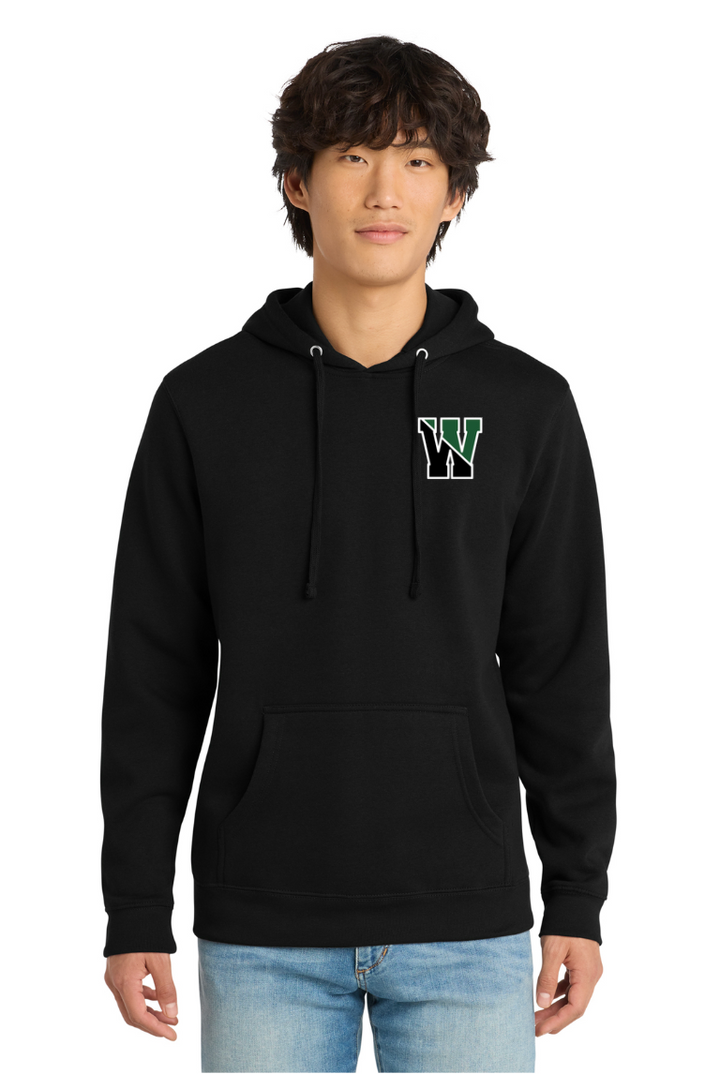 Sudadera con capucha y logo Nike Club Fleece Sleeve del equipo Bishop Fenwick XC (NKDR1499)