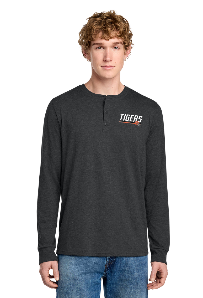 Maynard Football - Unisex Perfect Triblend Long Sleeve Henley (DT145)