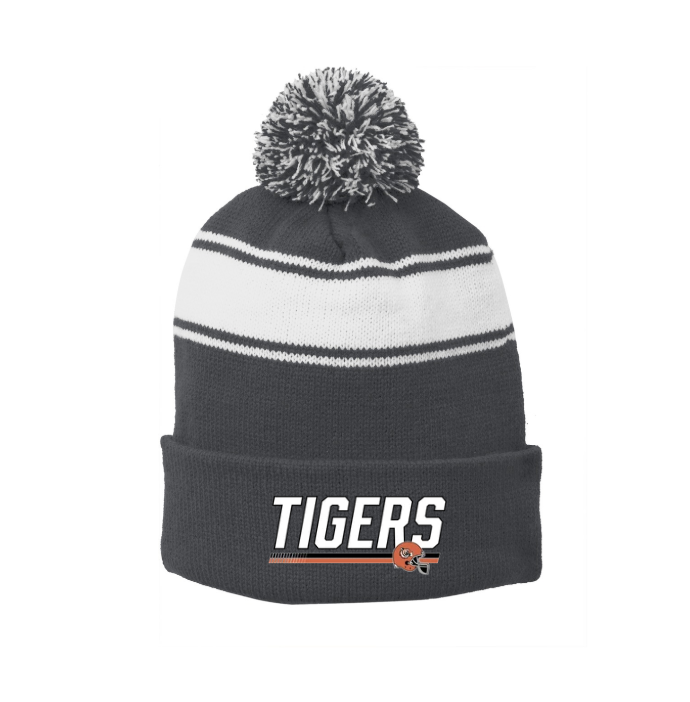 Maynard Football - Stripe Pom Pom Beanie (STC28)
