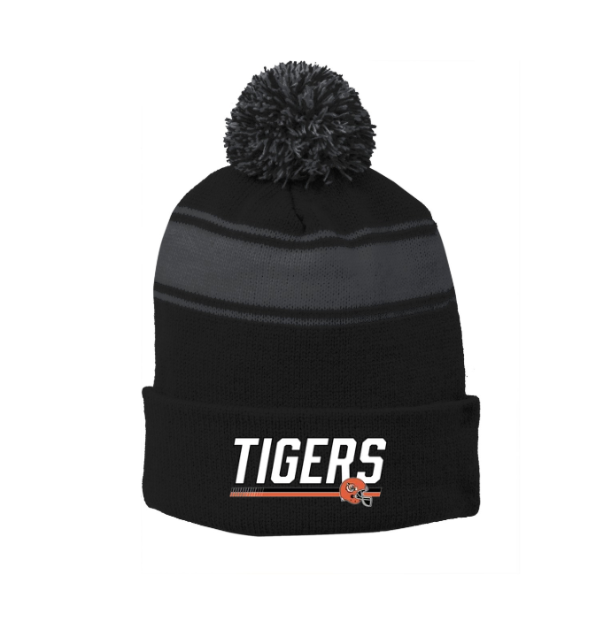 Maynard Football - Stripe Pom Pom Beanie (STC28)