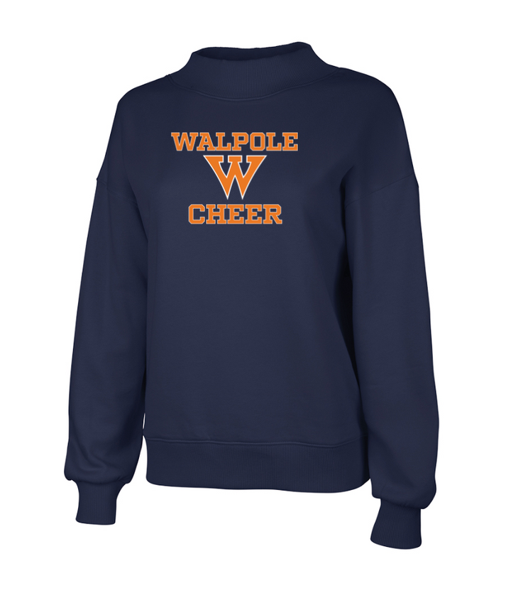 Walpole Youth Cheer - Charles River Apparel Women's Willow Mock Neck (5726)