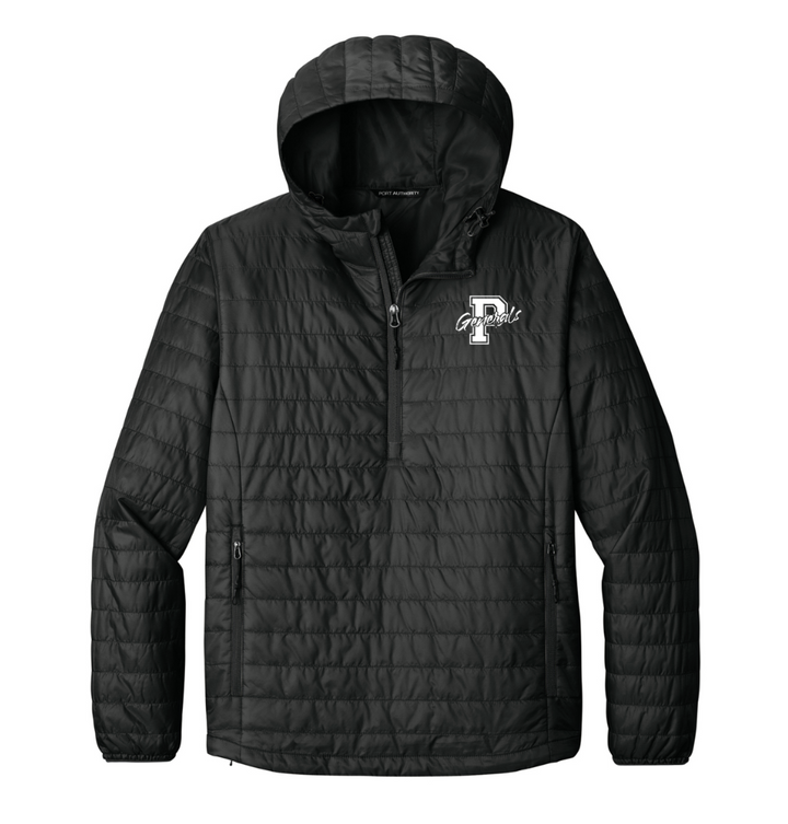 Pittsfield Cross Country - Adult Unisex Packable Puffy Anorak (J855)