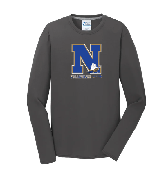 Norwell Volleyball - Mens Long Sleeve Performance Blend Tee (PC381LS)