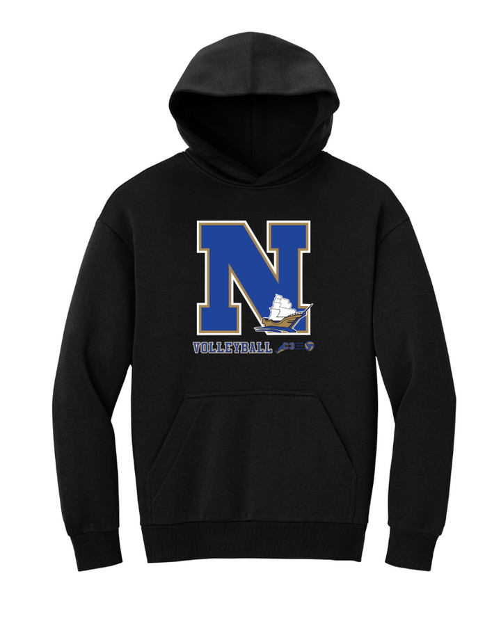 Norwell Volleyball - Adult Unisex Heavyweight Fleece Hoodie (DT6150)