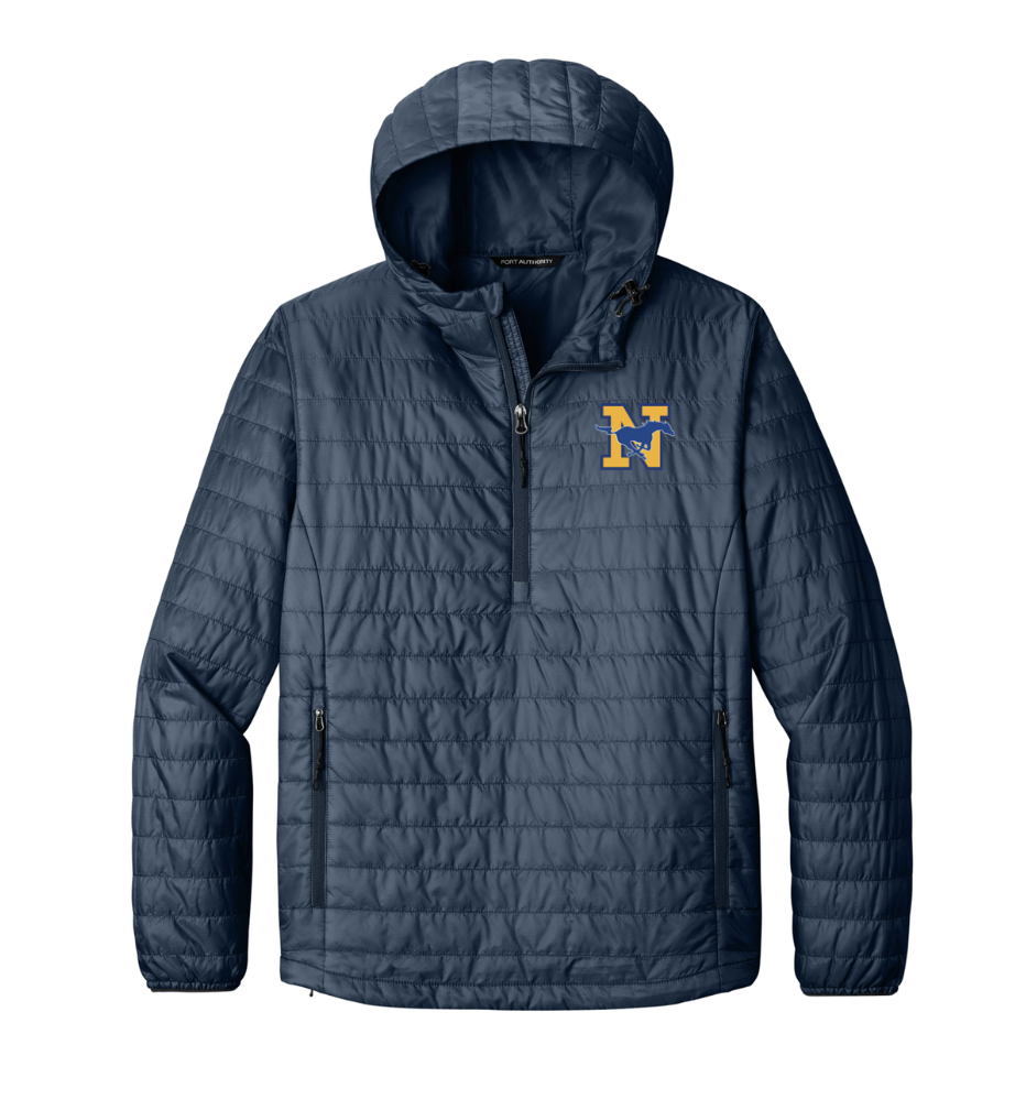 Norwood Cross Country - Adult Unisex Packable Puffy Anorak (J855)