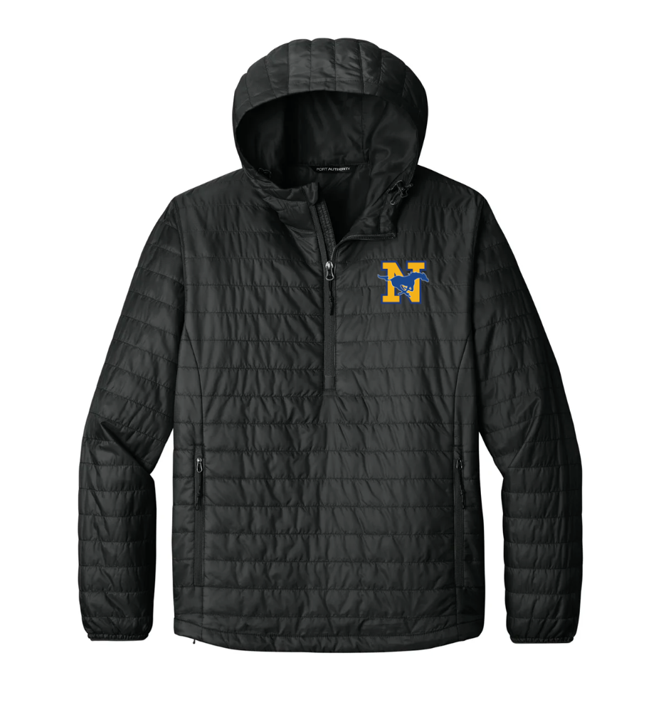 Norwood Cross Country - Adult Unisex Packable Puffy Anorak (J855)