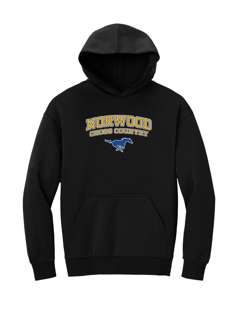 Norwood Cross Country - Adult Unisex Heavyweight Fleece Hoodie (DT6150)