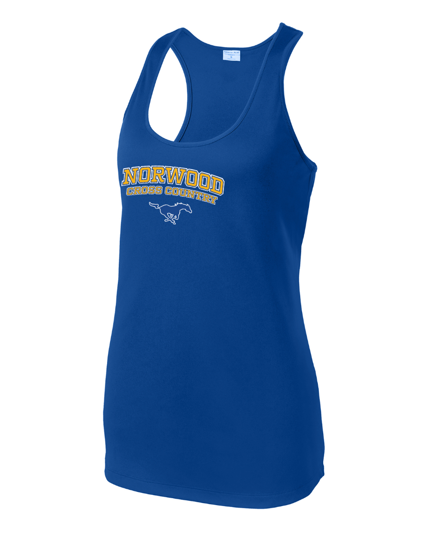 Norwood Cross Country - Women's Performance Racerback Tank (LST356)