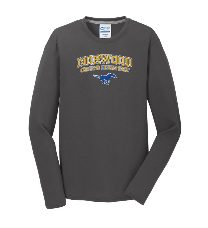 Norwood Cross Country - Mens Long Sleeve Performance Blend Tee (PC381LS)