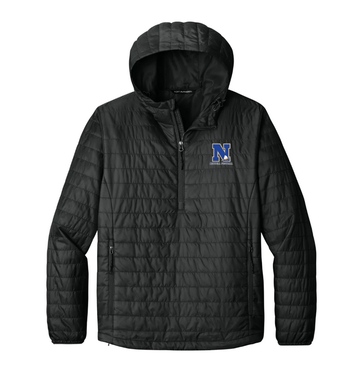 Norwell Football - Adult Unisex Packable Puffy Anorak (J855)