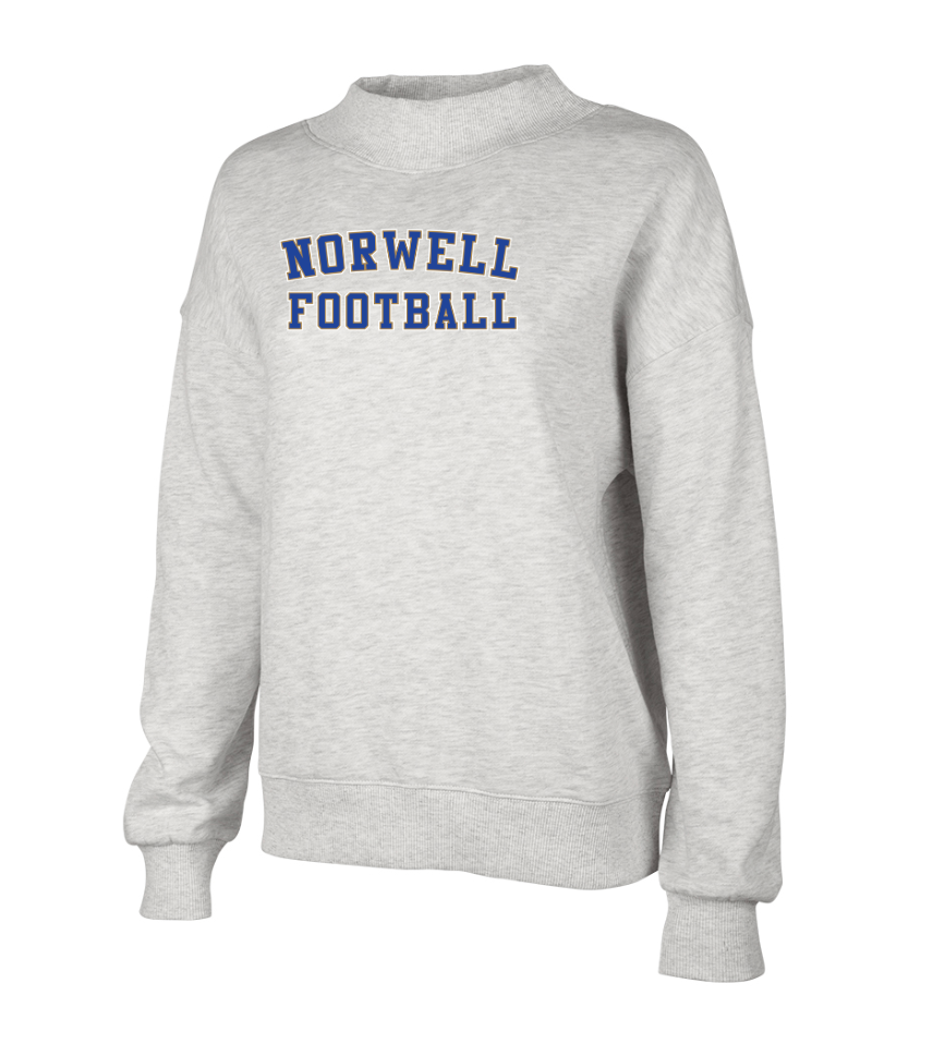Norwell Football - Charles River Apparel Women's Willow Mock Neck (5726)