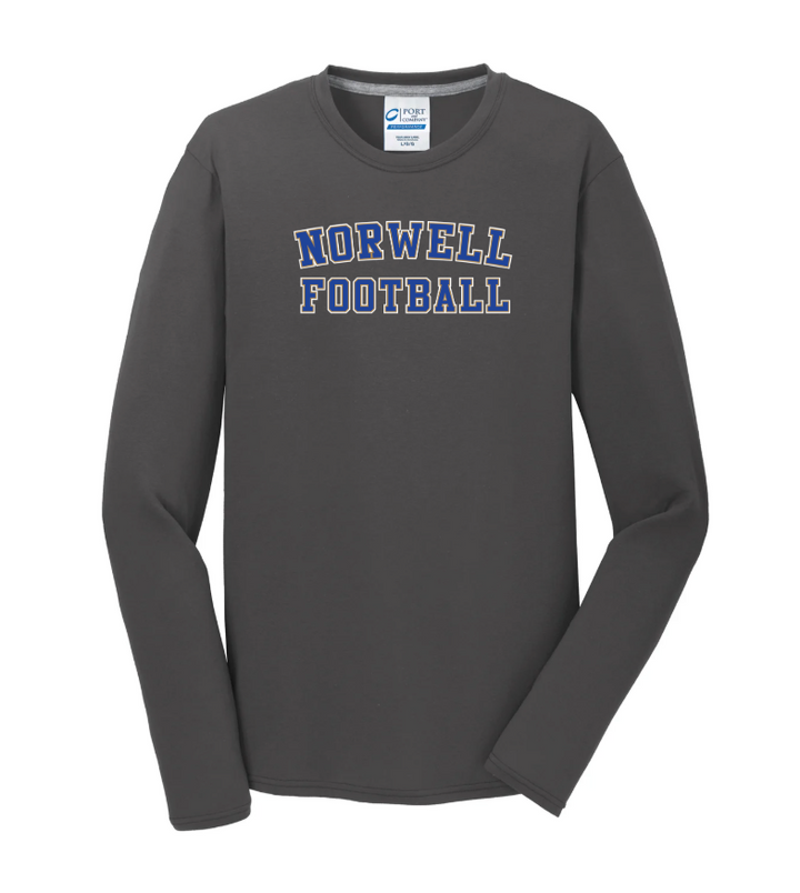 Norwell Football - Unisex Long Sleeve Performance Blend Tee (PC381LS)