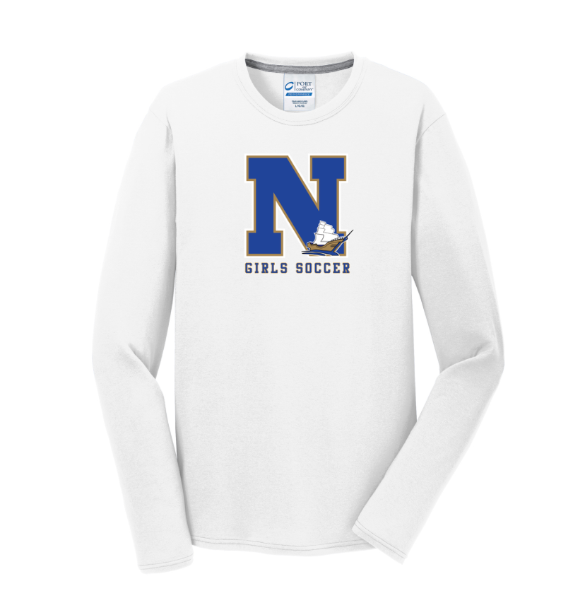 Norwell Girls Soccer - Unisex Long Sleeve Performance Blend Tee (PC381LS)