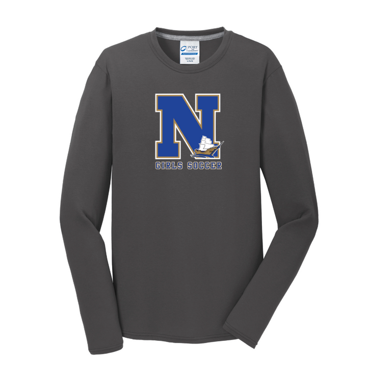 Norwell Girls Soccer - Unisex Long Sleeve Performance Blend Tee (PC381LS)
