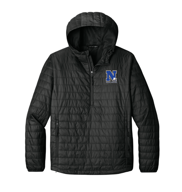 Norwell Girls Soccer - Adult Unisex Packable Puffy Anorak (J855)