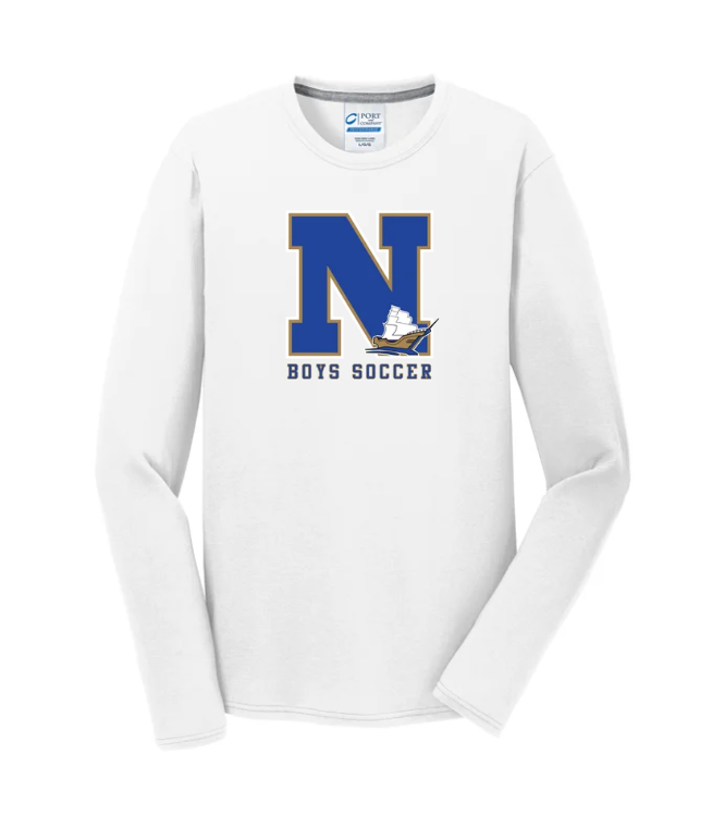 Norwell Boys Soccer - Unisex Long Sleeve Performance Blend Tee (PC381LS)