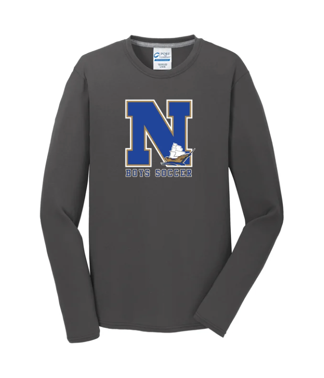 Norwell Boys Soccer - Unisex Long Sleeve Performance Blend Tee (PC381LS)