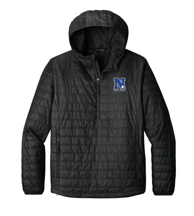 Norwell Boys Soccer - Adult Unisex Packable Puffy Anorak (J855)