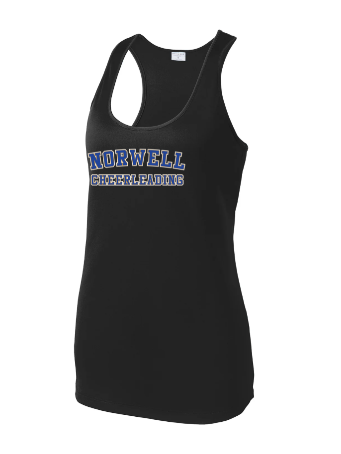 Northampton Tack & Field - Camiseta de tirantes deportiva con espalda deportiva para mujer (LST356)