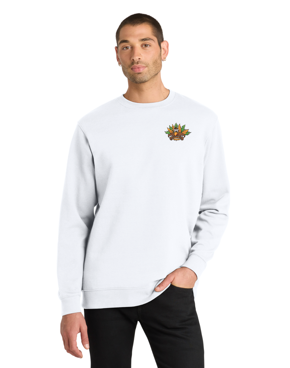 Fundación para el Aneurisma Cerebral (FRR) - Sudadera unisex de cuello redondo de polar (DT6104)