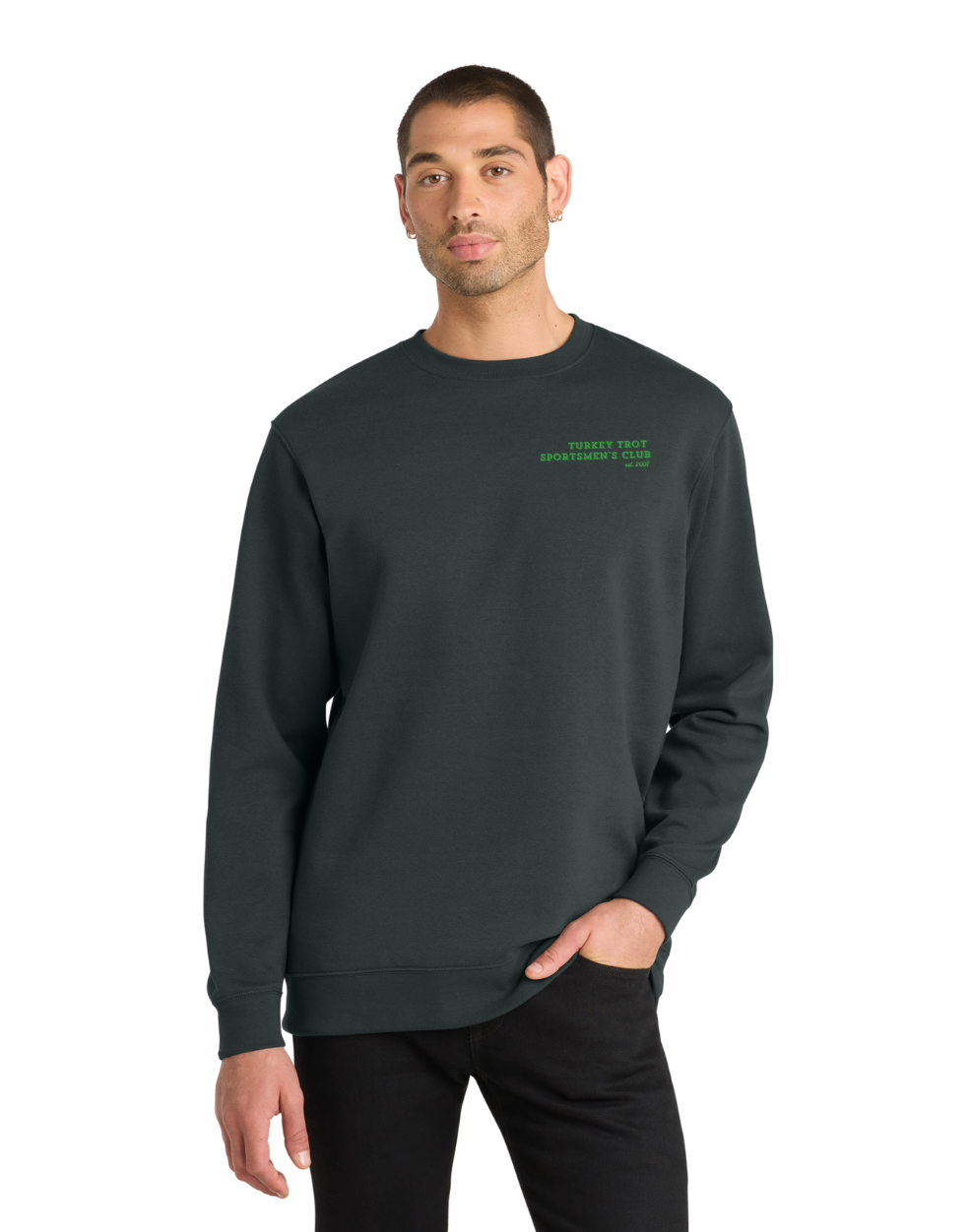 Fundación para el Aneurisma Cerebral (FRR) - Sudadera unisex de cuello redondo de polar (DT6104)