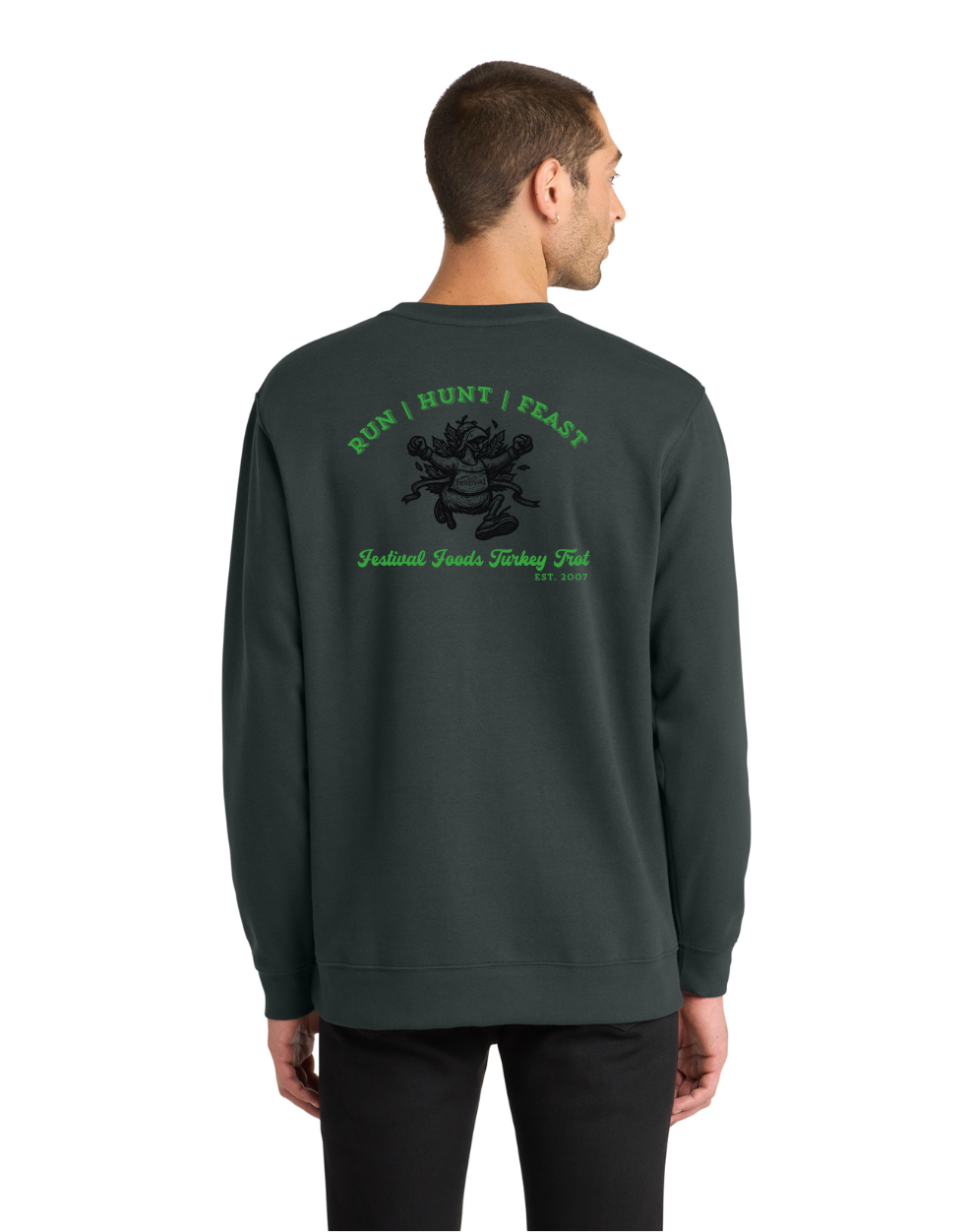 Fundación para el Aneurisma Cerebral (FRR) - Sudadera unisex de cuello redondo de polar (DT6104)