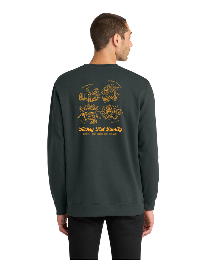 Fundación para el Aneurisma Cerebral (FRR) - Sudadera unisex de cuello redondo de polar (DT6104)
