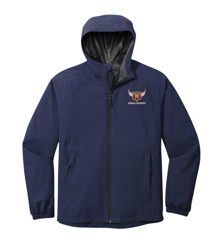 Chaqueta impermeable para hombre de campo traviesa de la escuela secundaria Walpole (J407)