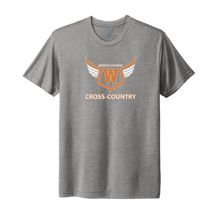 Walpole Middle School Cross Country - Unisex Tri-blend T-Shirt (NL6010)