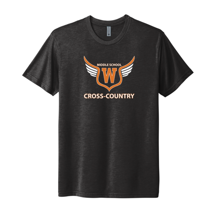 Walpole Middle School Cross Country - Unisex Tri-blend T-Shirt (NL6010)
