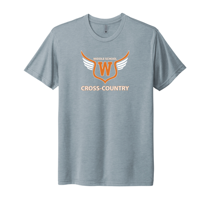 Walpole Middle School Cross Country - Unisex Tri-blend T-Shirt (NL6010)