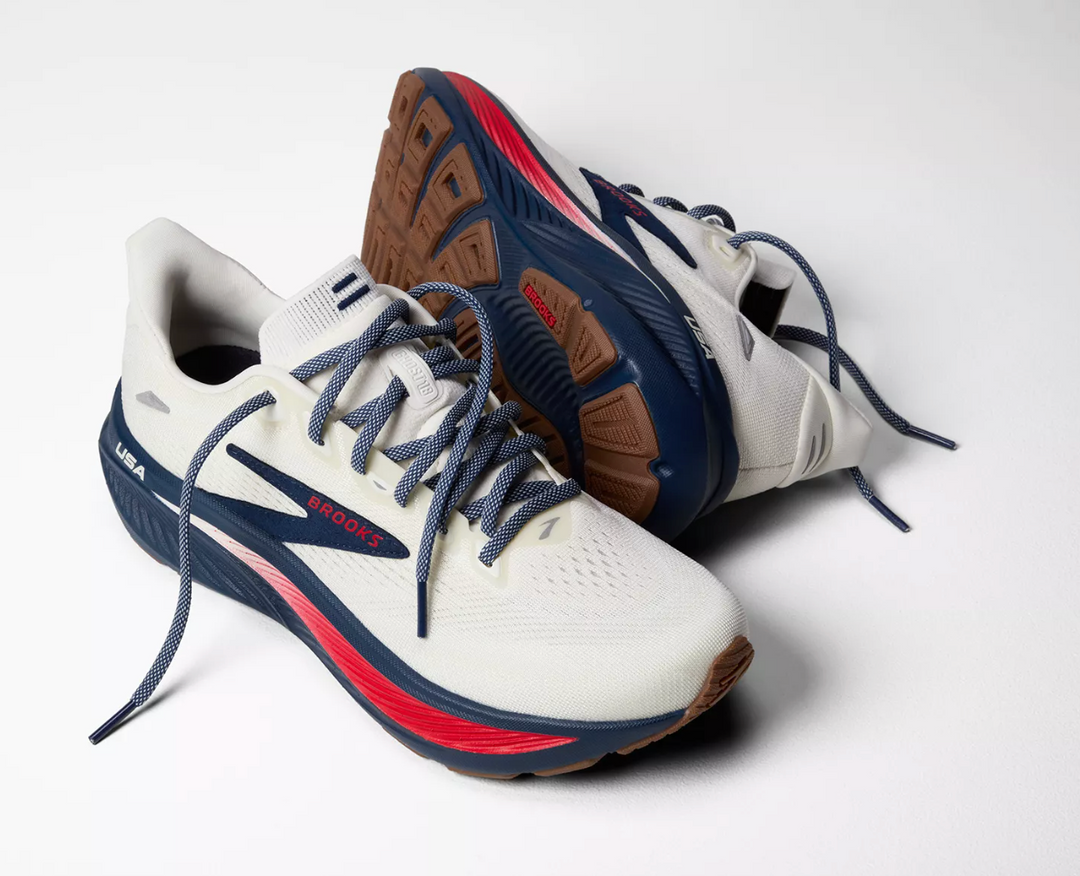 Brooks Men's Ghost 18 - Coconut/Red/Blue
