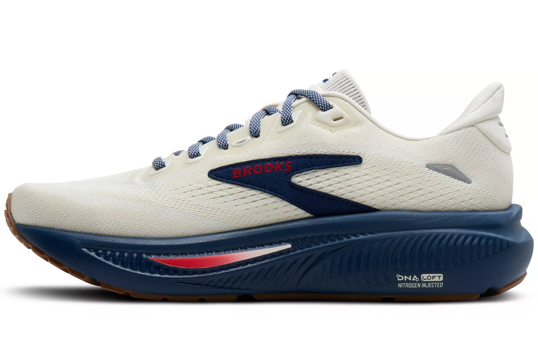 Brooks Men's Ghost 18 - Coconut/Red/Blue
