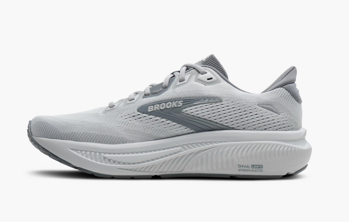 Brooks Men's Ghost 18 (Wide) - Primer Grey/Oyster Mushroom