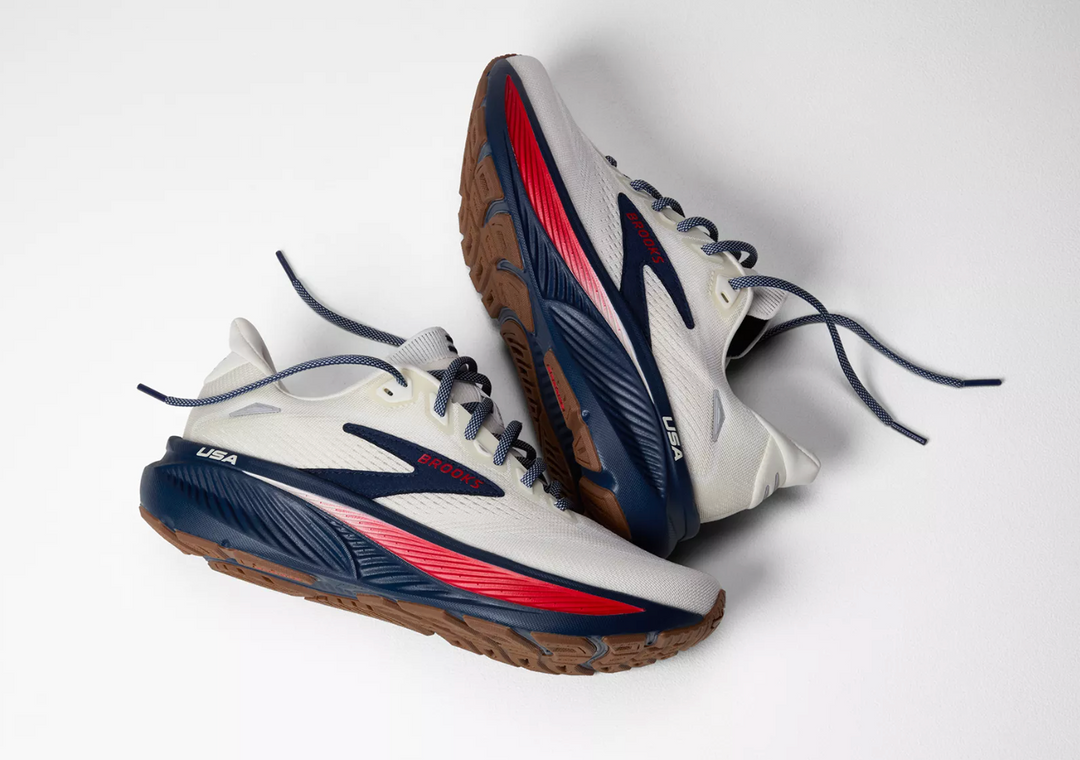 Brooks Women's Ghost 18 - Coconut/Red/Blue