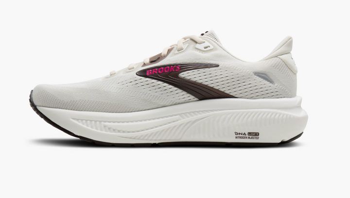 Brooks Women's Ghost 18 - Coconut/Coffee/Fuchsia