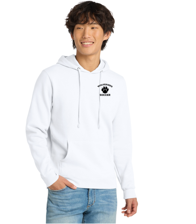 Sudadera con capucha y logo Nike Club Fleece Sleeve del equipo Bishop Fenwick XC (NKDR1499)