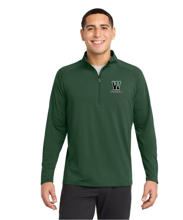 Westwood Girls Soccer - Men's 1/4 Zip-Pullover (ST850)