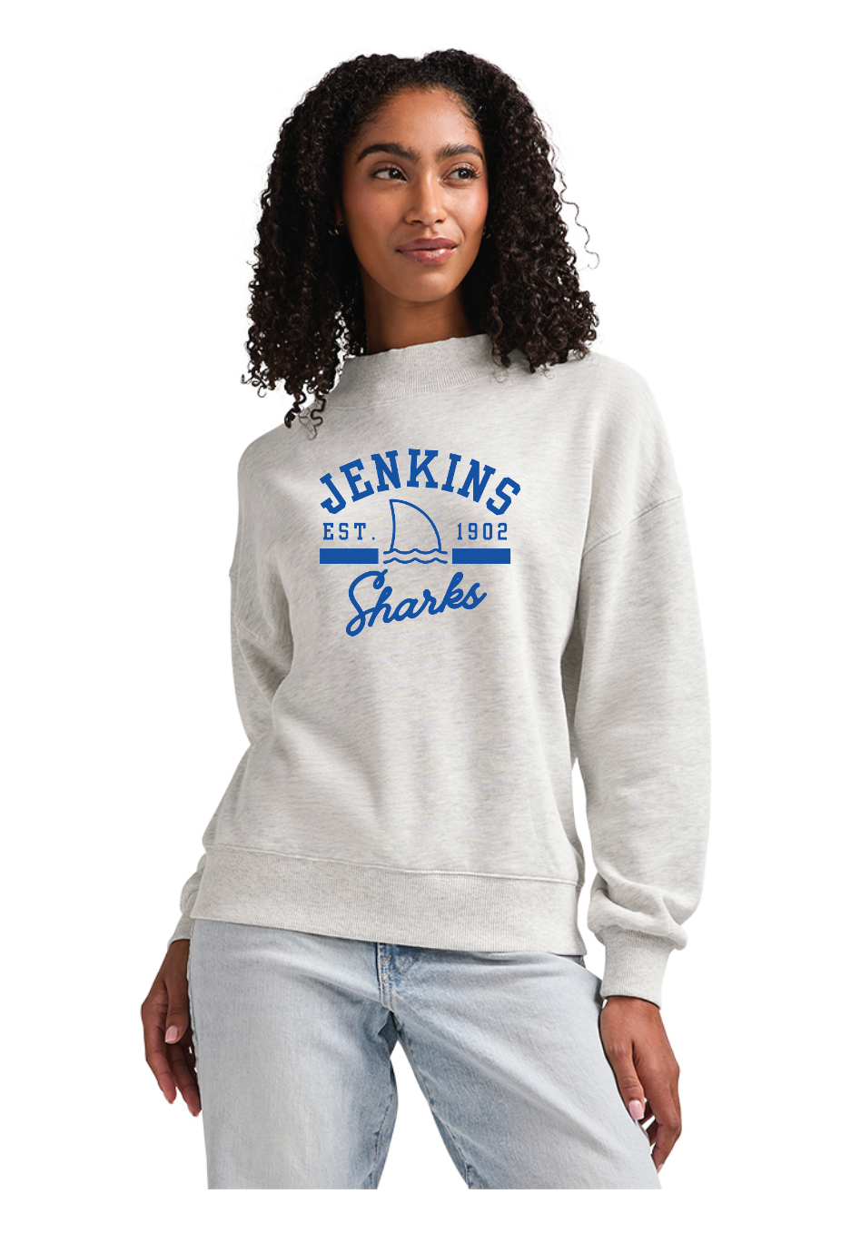 Jenkins Elementary - Charles River Apparel Women's Willow Mock Neck (5726)