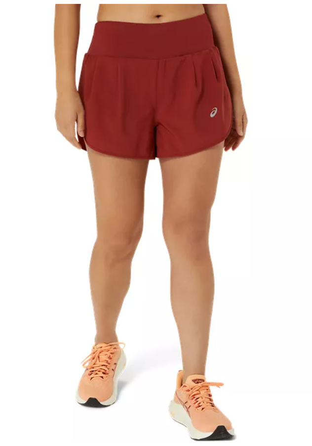 Asics Women's Road 3.5" Short - Deep Red(2012C965)