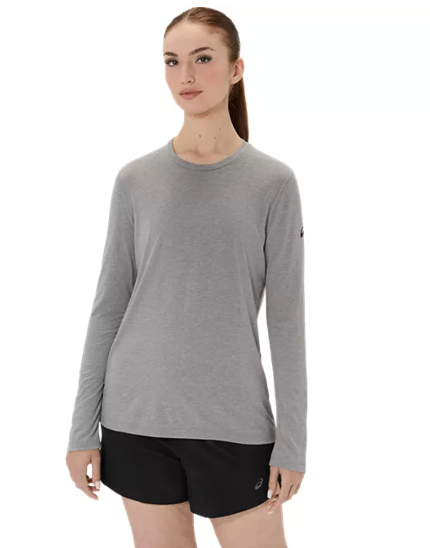 ASICS Women's PR Long Sleeve Triblend Tee Grey (2012D305)