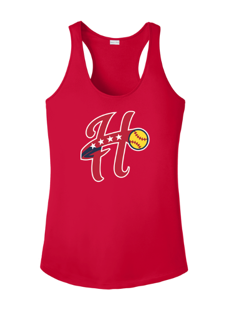Hurricanes Softball -  Women's Performace Racerback Tank (LST356)