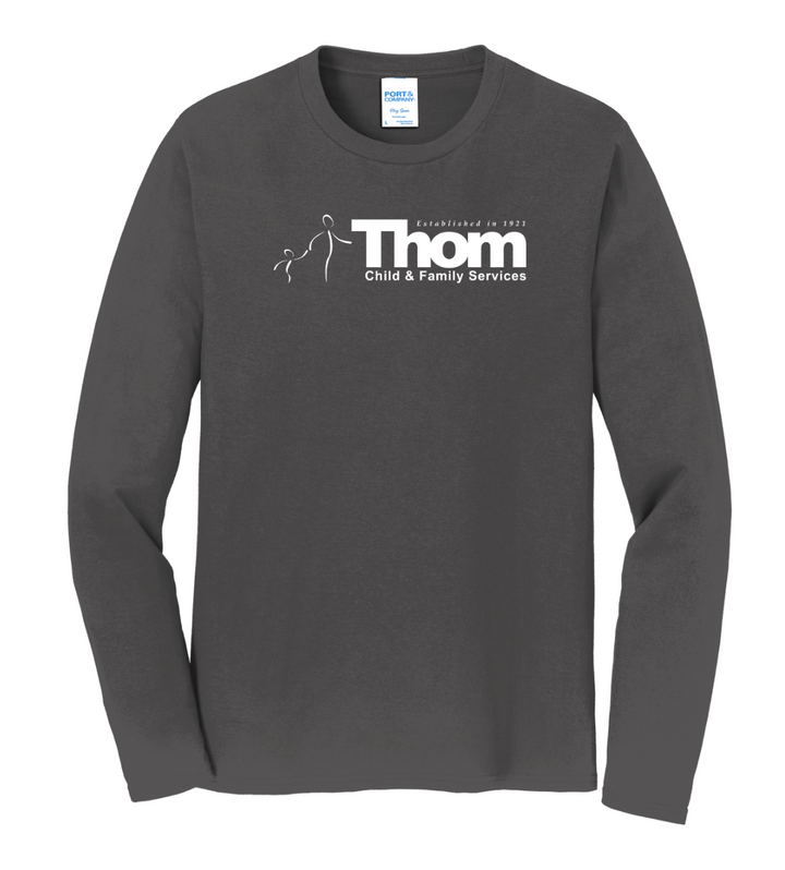 Thom Child and Family Services - Adult Unisex Long Sleeve Tee (PC450LS)