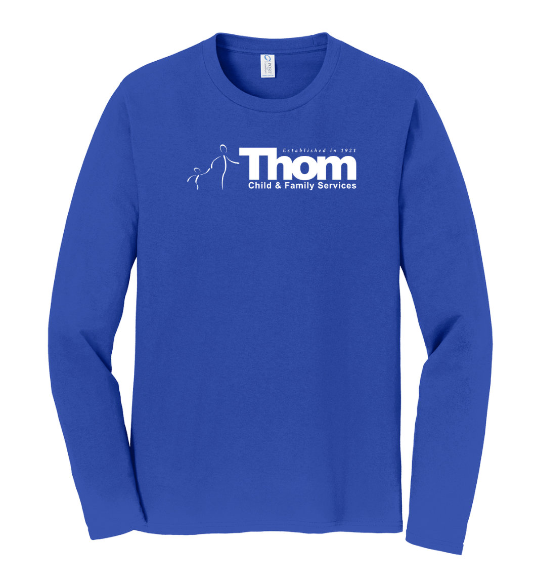 Thom Child and Family Services - Adult Unisex Long Sleeve Tee (PC450LS)