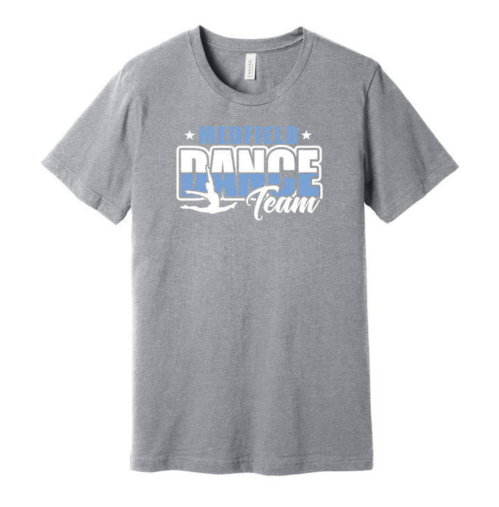 Camiseta unisex de danza de la escuela secundaria Medfield (3001CVC)