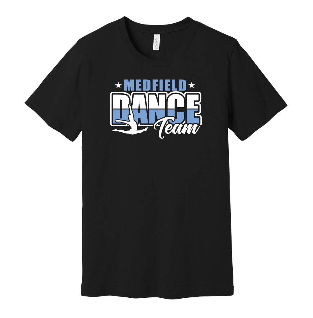 Camiseta unisex de danza de la escuela secundaria Medfield (3001CVC)