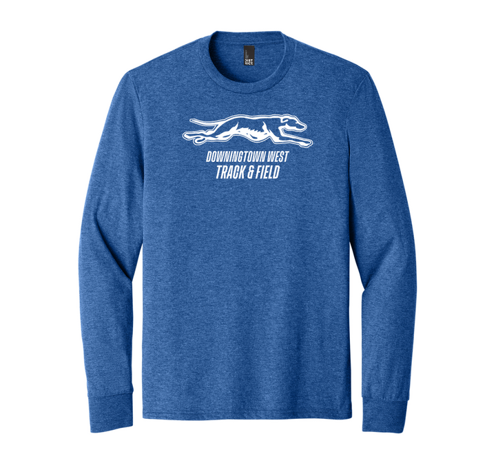 Downingtown West XC and T&F - District ® Unisex Perfect Tri ® Long Sleeve Tee (DM132)