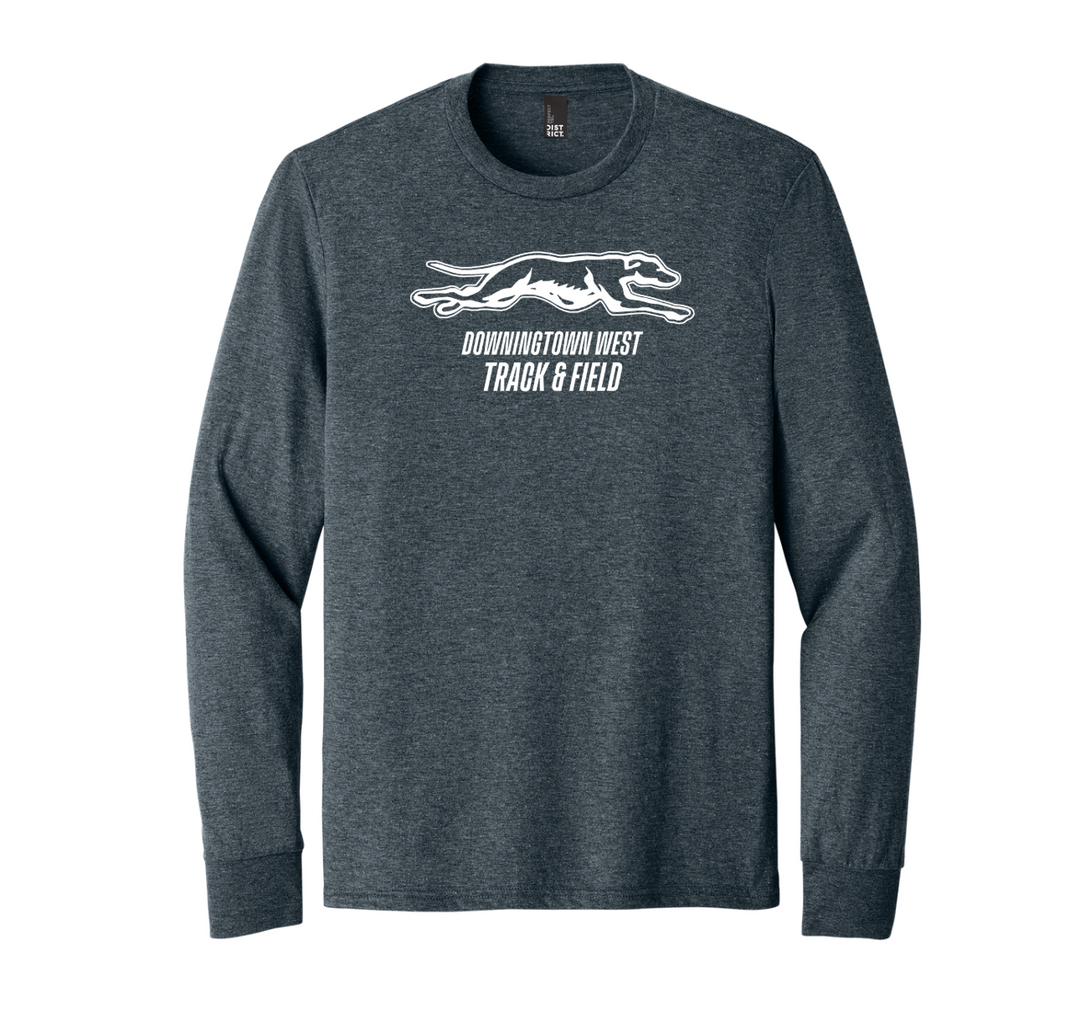 Downingtown West XC and T&F - District ® Unisex Perfect Tri ® Long Sleeve Tee (DM132)